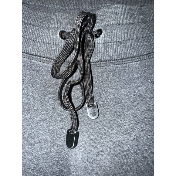 Bebe Sport Y2K Wide Leg Gray Lounge Pants Lace Trim Drawstring Small USA Made - Picture 7 of 11